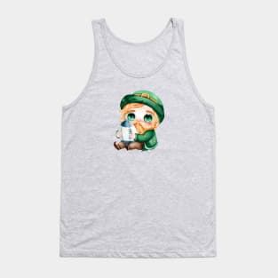 Lucky Rugby Irish Leprechaun Tank Top